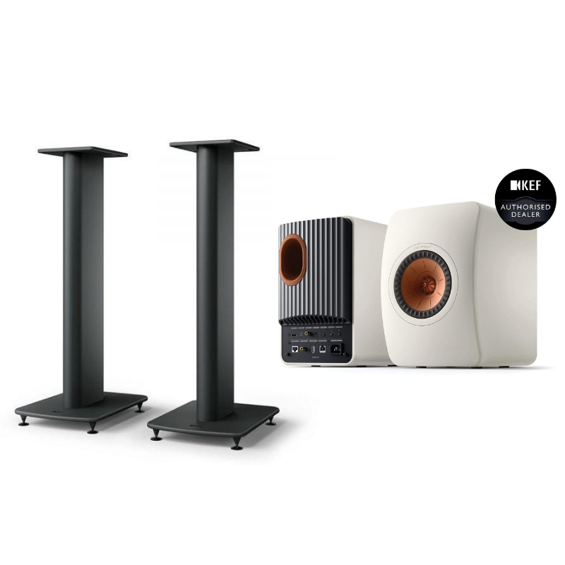 KEF LS50 Wireless II + S2 Stands Bundle