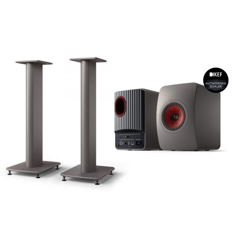 KEF LS50 Wireless II + S2 Stands Bundle