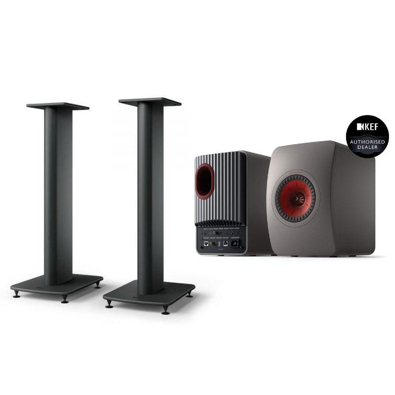 KEF LS50 Wireless II + S2 Stands Bundle