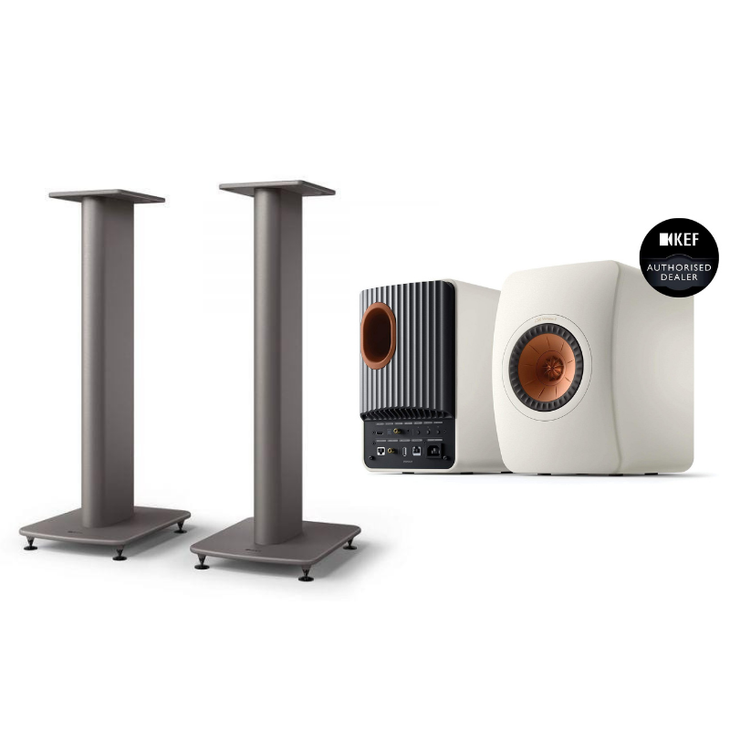 KEF LS50 Wireless II + S2 Stands Bundle