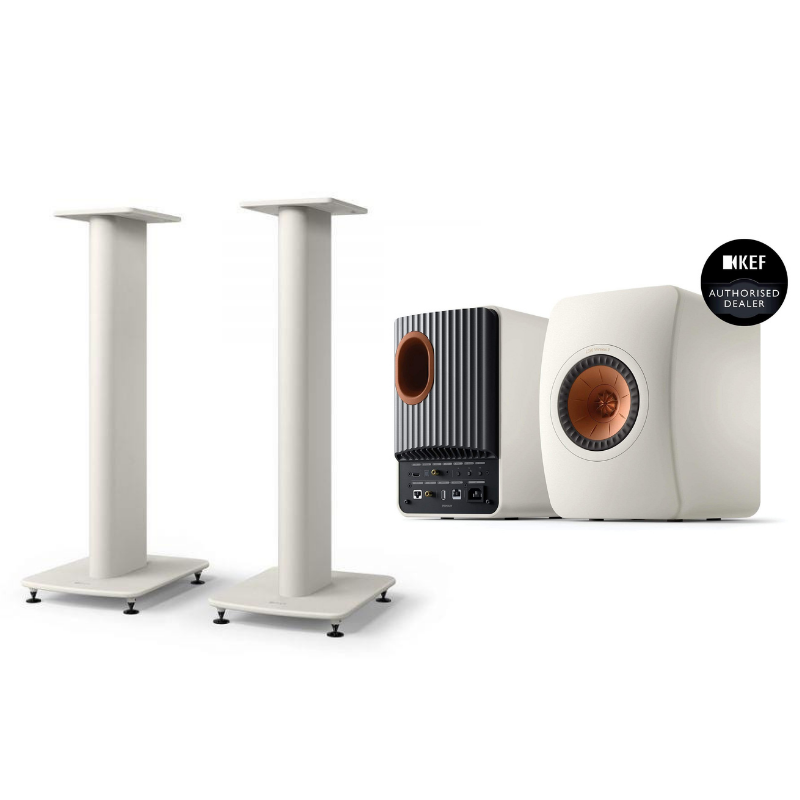 KEF LS50 Wireless II + S2 Stands Bundle