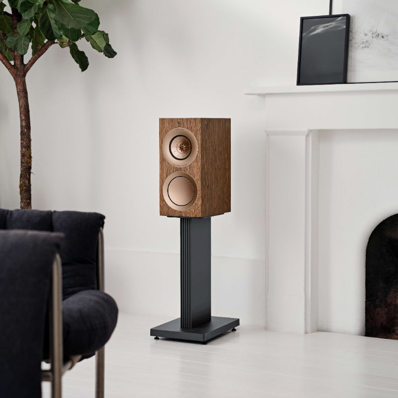 KEF R3 Meta 3-way Bookshelf Speakers #colour_walnut