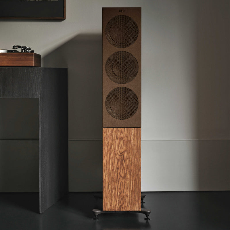 KEF R7 Meta 3-way Floorstanding Speakers #colour_walnut