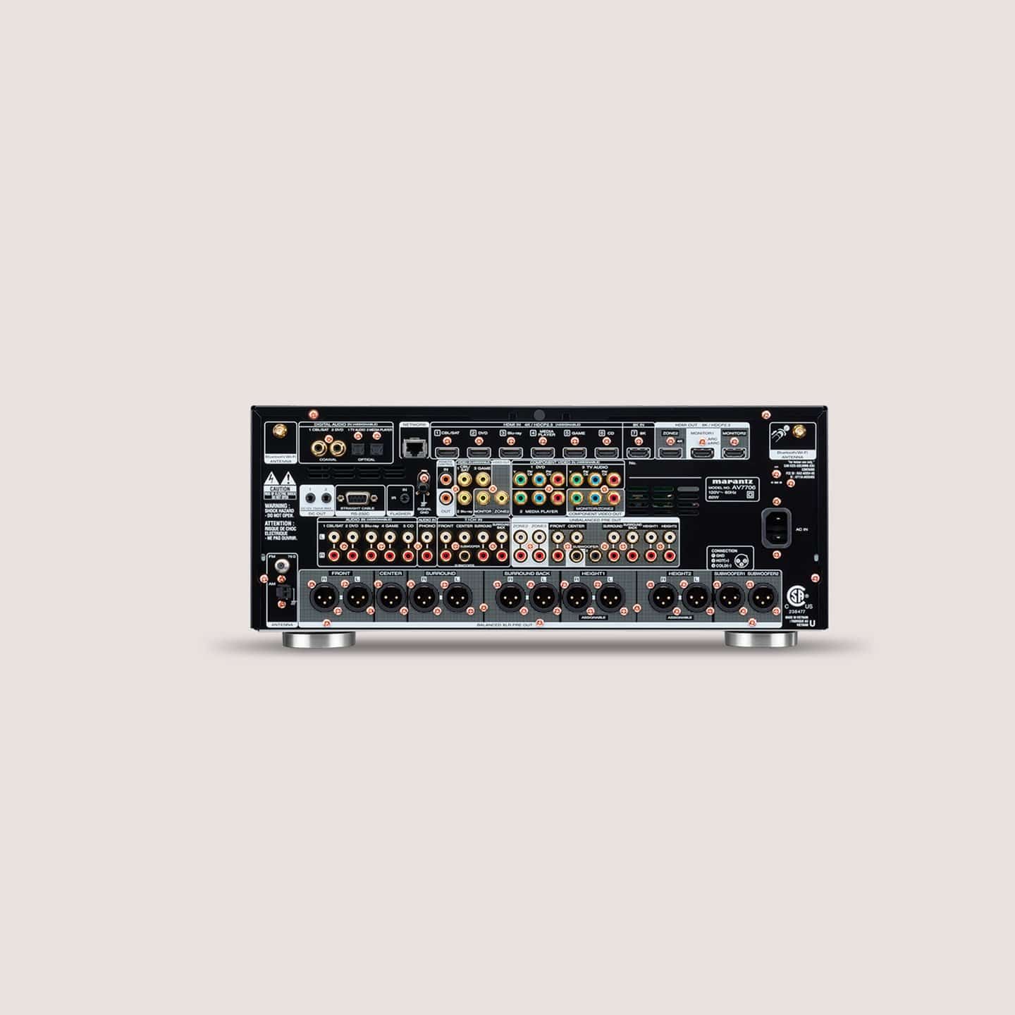 Marantz AV7706 11.2CH 8K Ultra HD AV Surround Pre-Amplifier