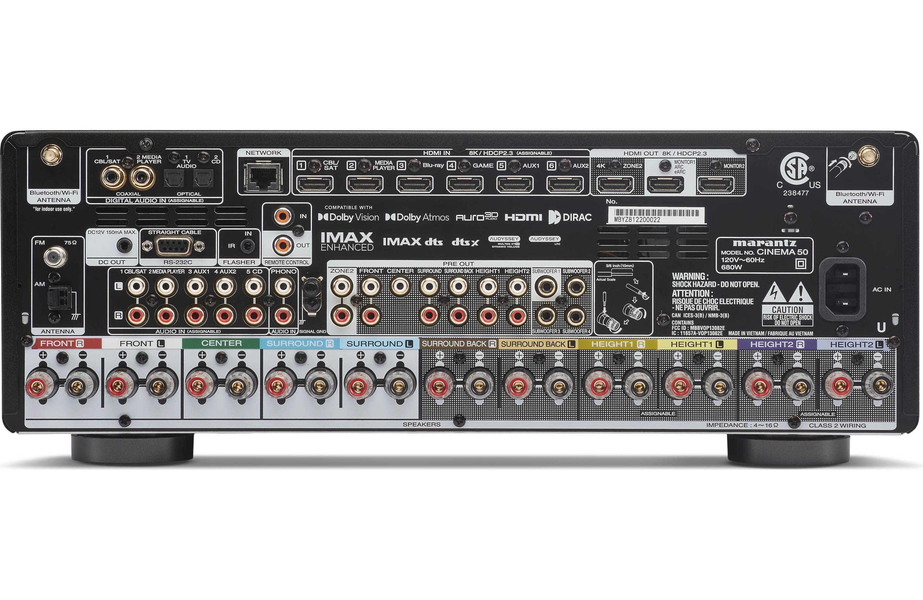 Marantz Cinema 50 9.4 Channel AV Receiver