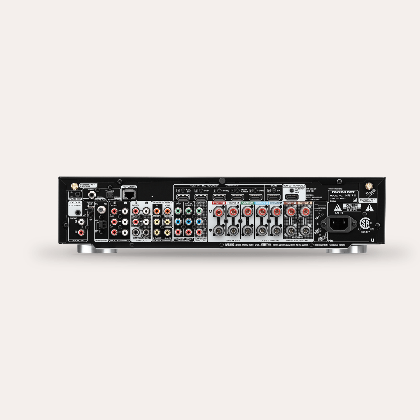 Marantz NR1711 SLIM 7.2 CHANNEL 8K ULTRA HD AV RECEIVER