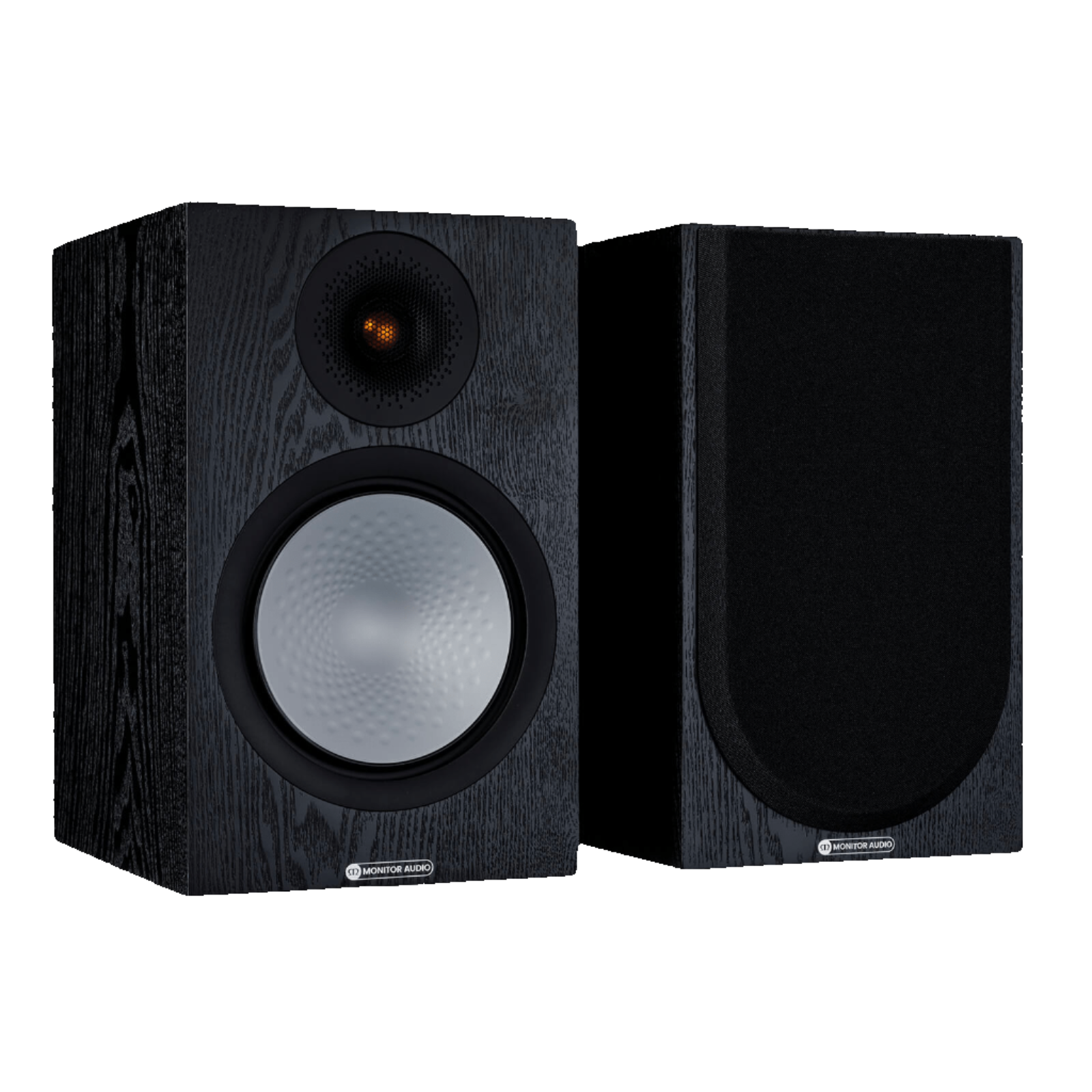 Monitor Audio Silver 100 7G Bookshelf Speakers #colour_black oak