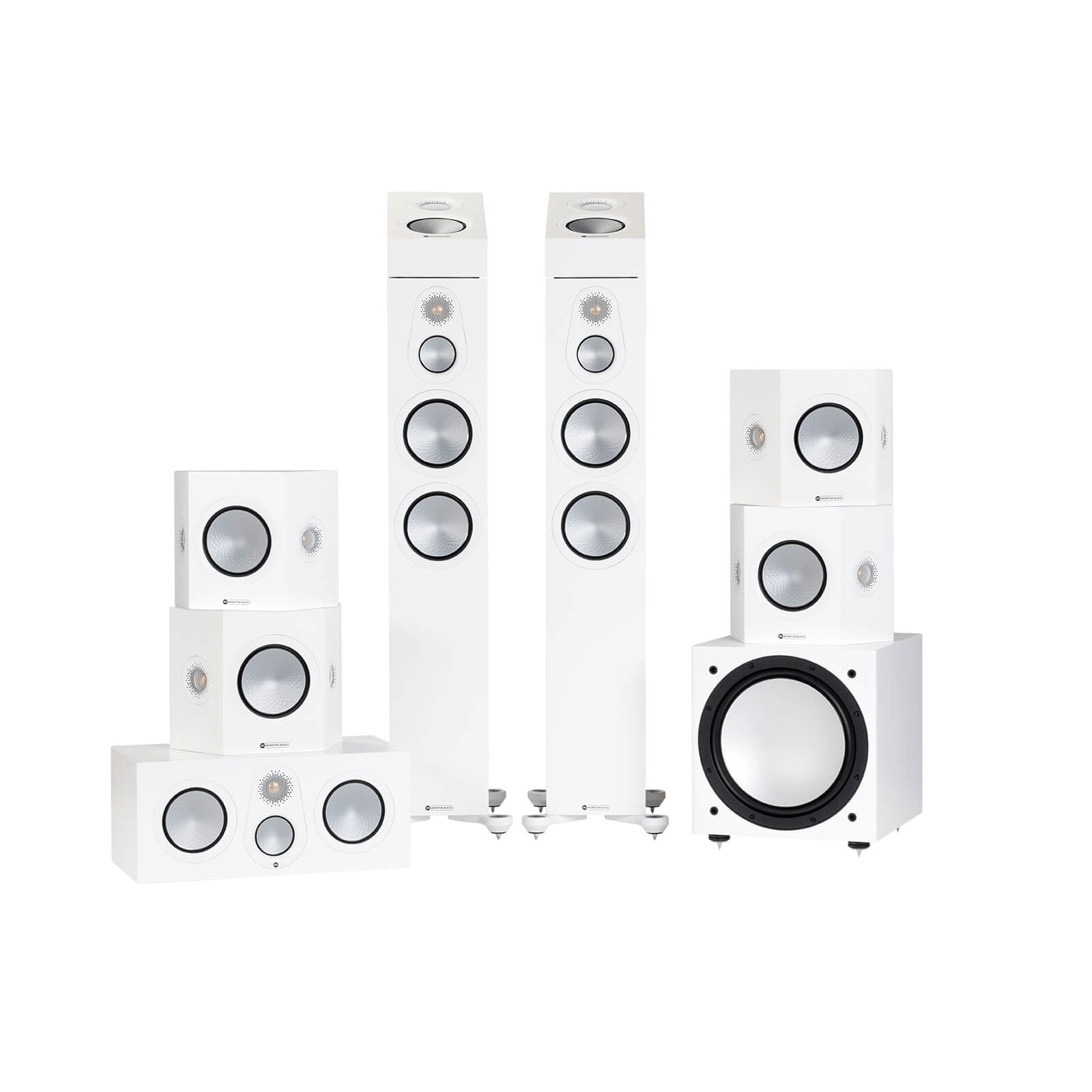 Monitor Audio Silver 300 7G Dolby Atmos® Cinema 7.1.2 Speaker Pack