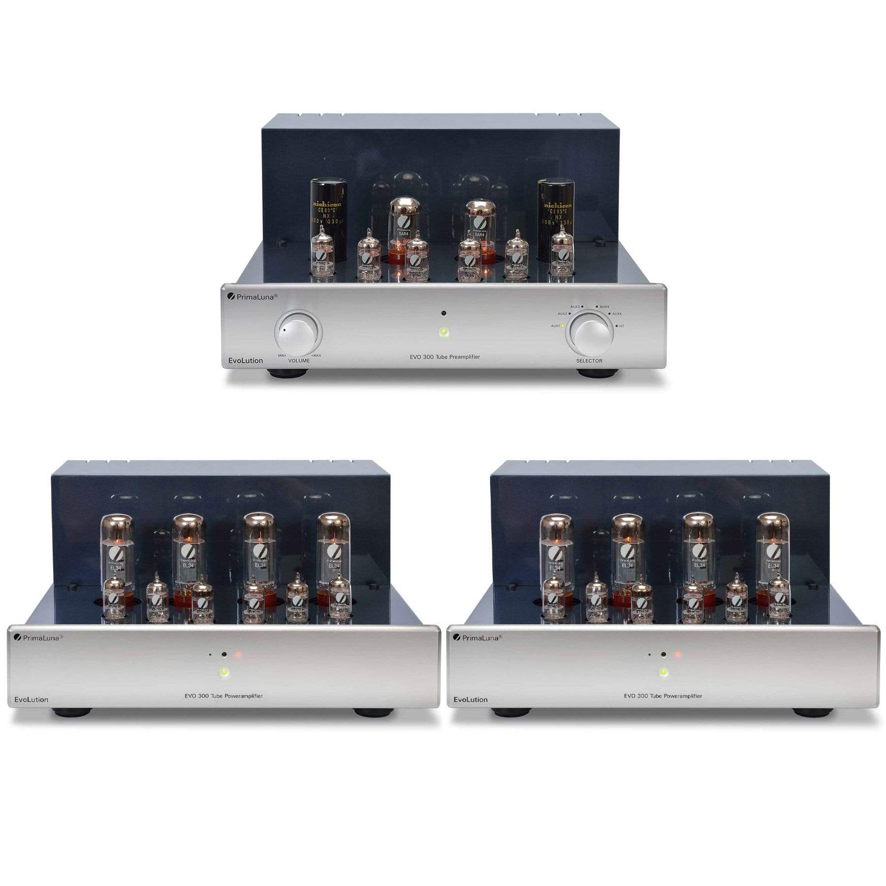 PrimaLuna EVO 300 Pre & Monoblock Amplifiers Pack