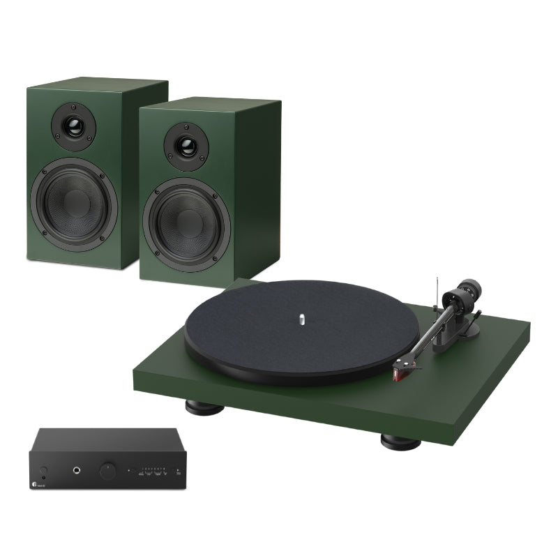 Pro-Ject Colourful Hi-Fi Pack #colour_satin fir green