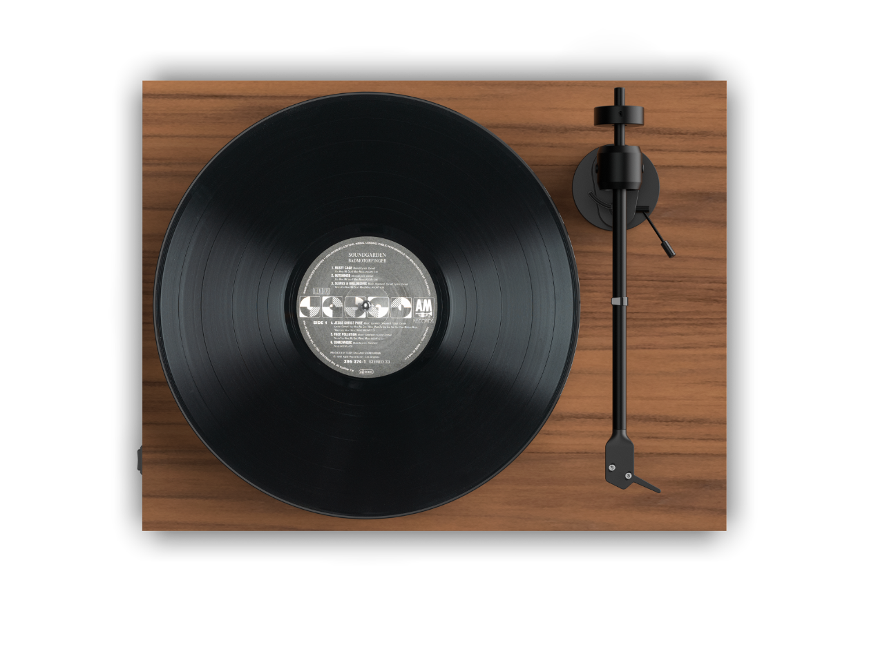 Pro-Ject E1 Turntable #colour_walnut