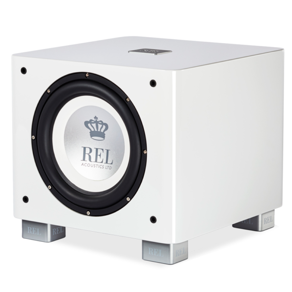 REL T9X 10" subwoofer #colour_high gloss white