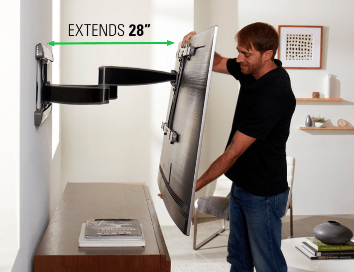 SANUS VLF728 Full Motion Wall Mount TV Bracket