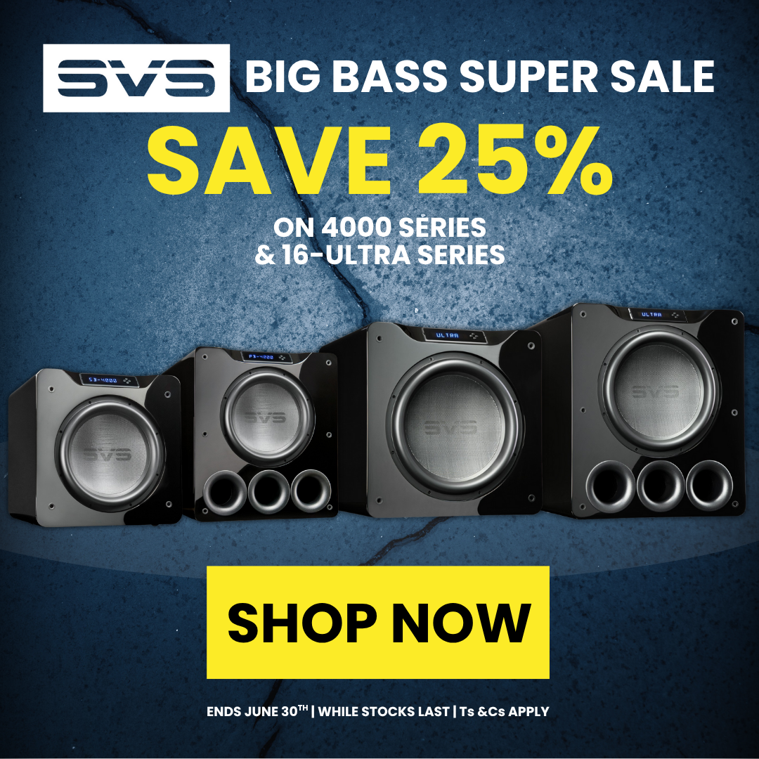 25% OFF SVS SUB WOOFERS