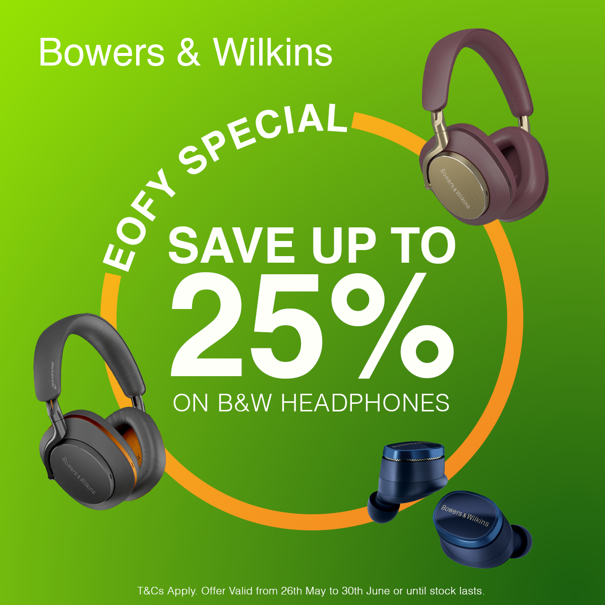 Bowers & Wilkins Headphones EOFY Special