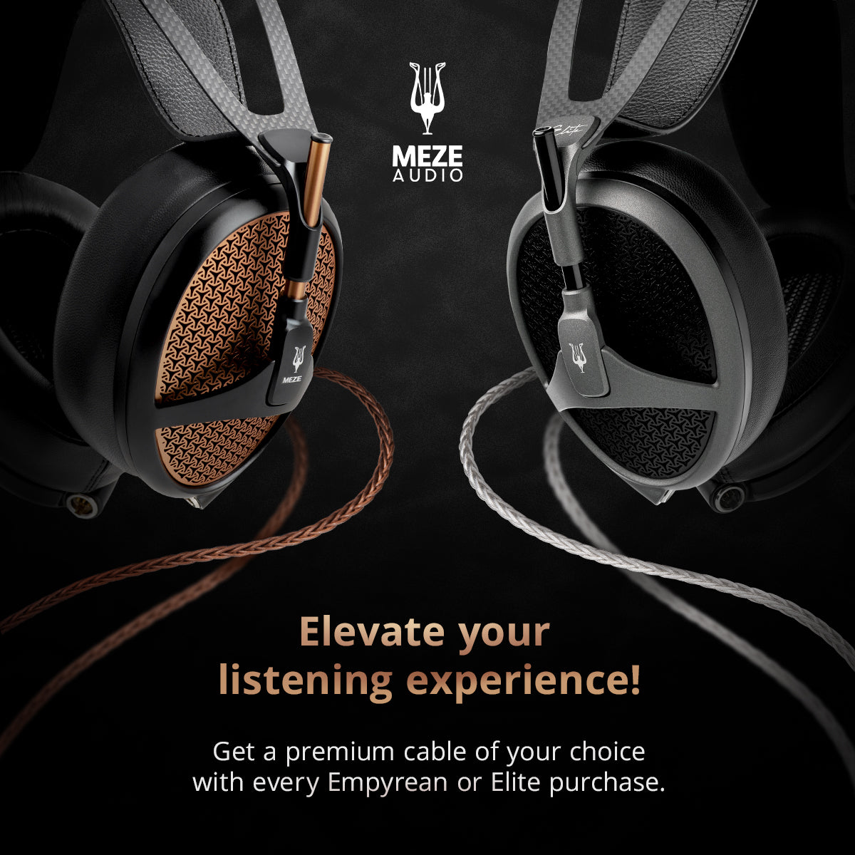 Meze Headphones with Bonus Premium Cable