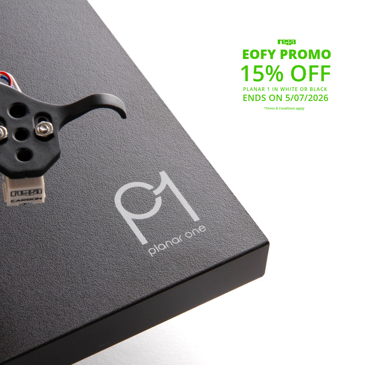 Rega EOFY Promo - 15% Off Planar 1