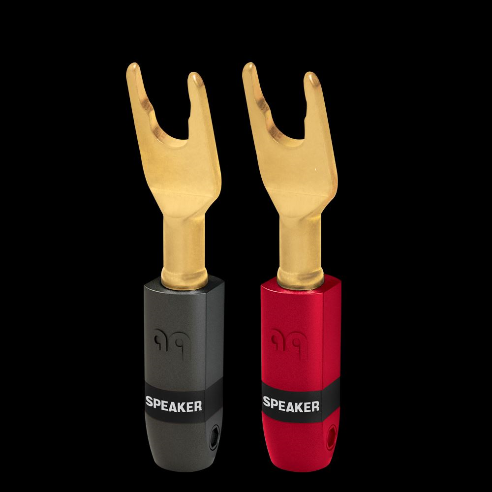 Audioquest SureGrip 300 Spade connector (Gold) 4 Pack