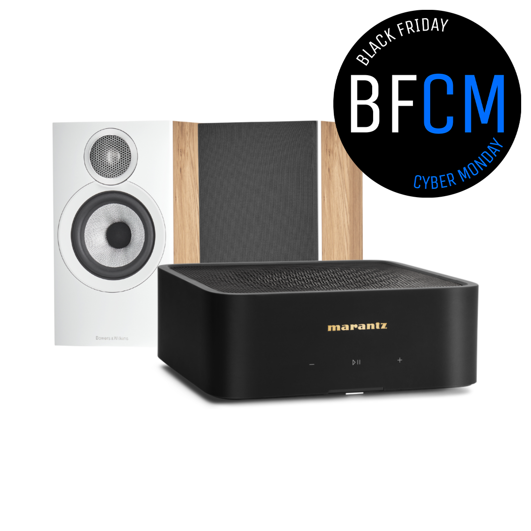 Bowers & Wilkins 607 S3 Bookshelf Speakers + Marantz M1 Bundle