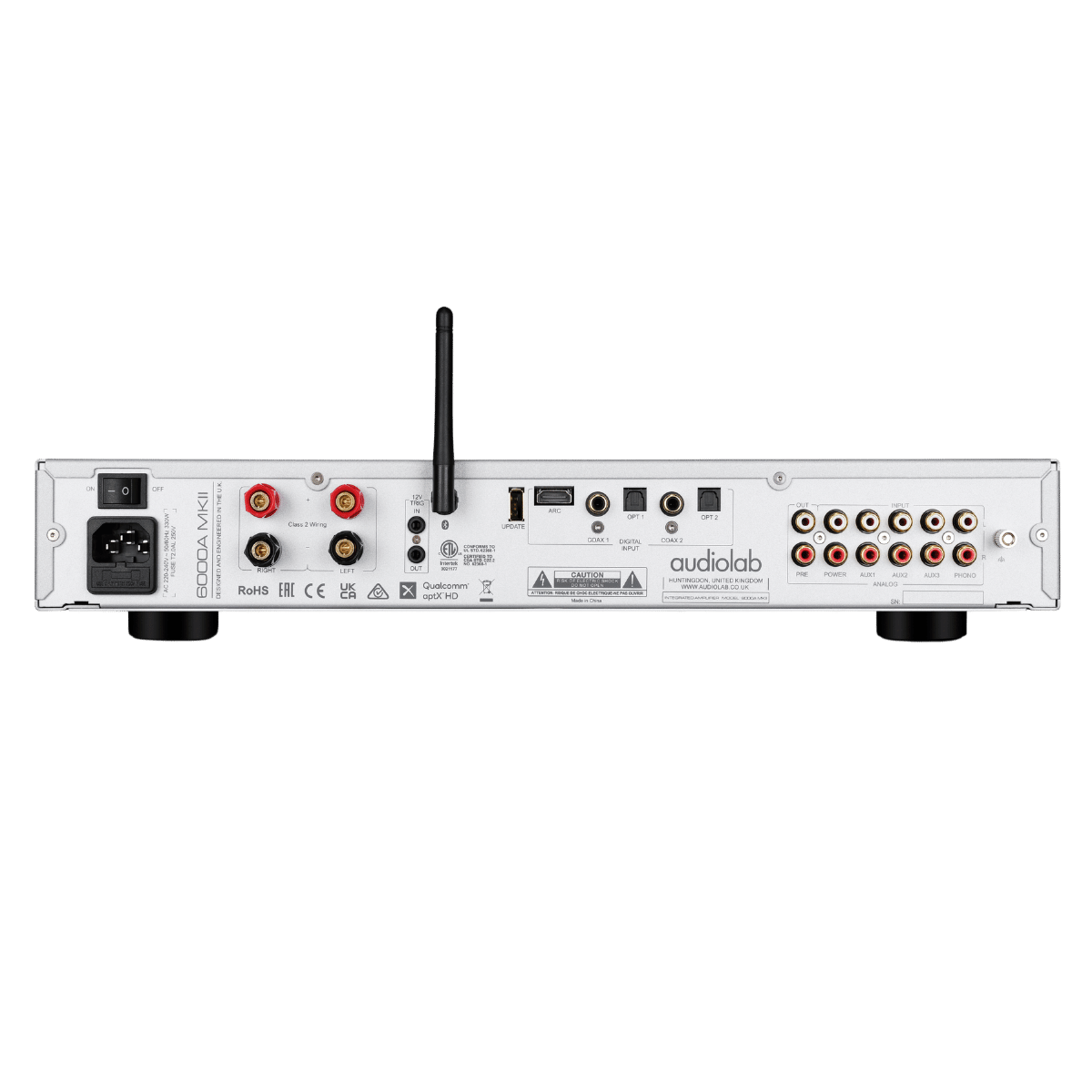 Audiolab 6000a Mk II Integrated Amplifier Silver #colour_silver