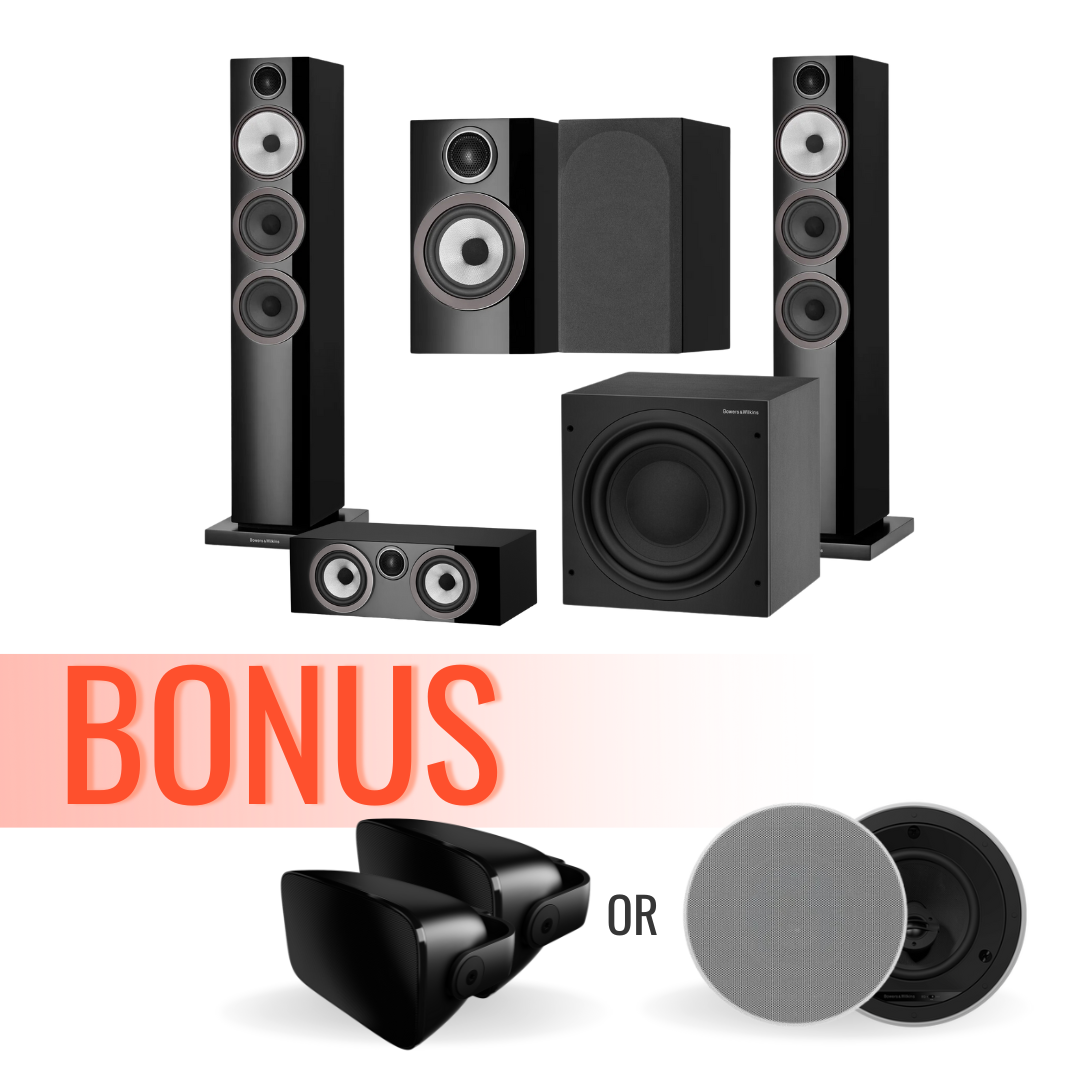Bowers & Wilkins 704 S3 Floorstanding Speakers Theatre Pack