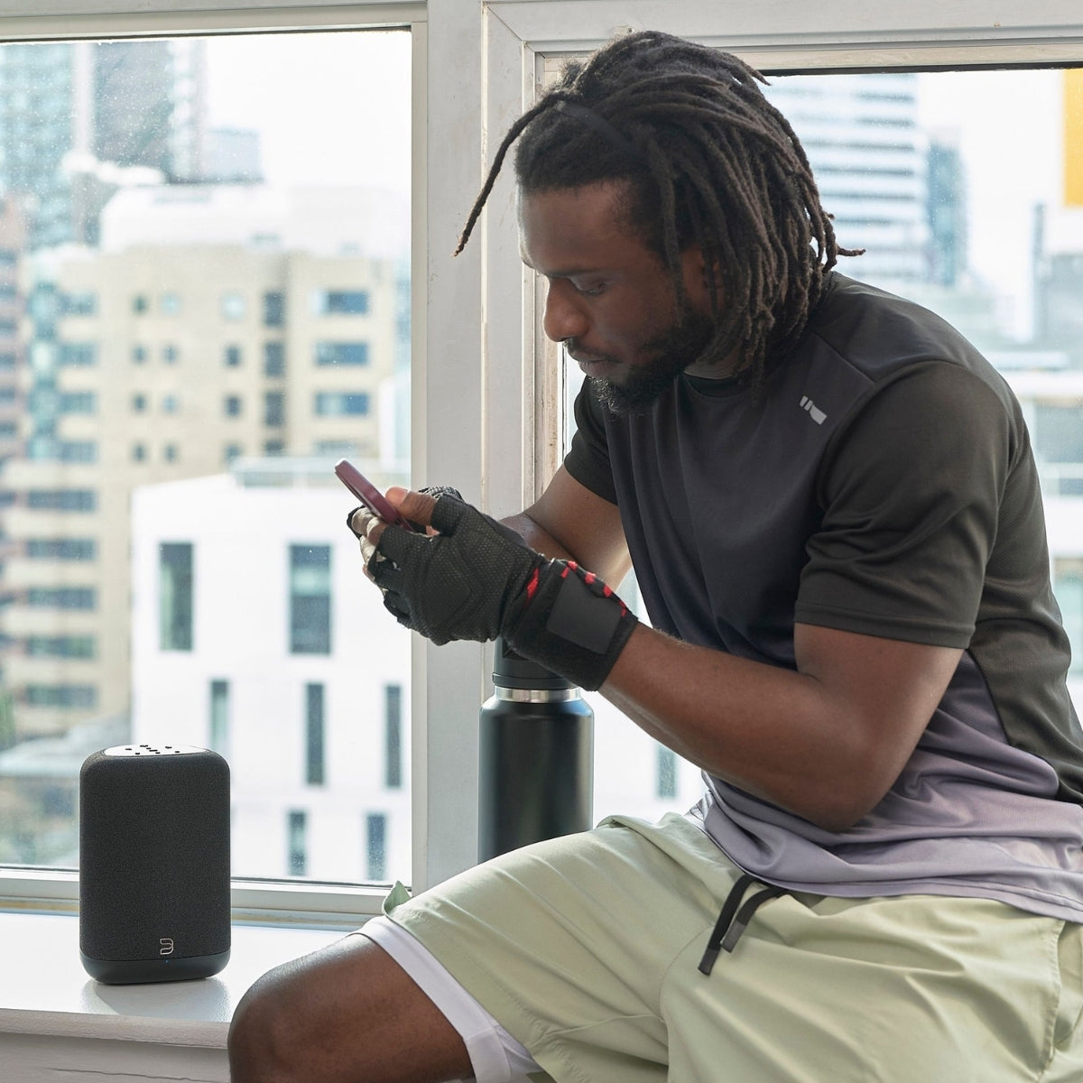 Bluesound Pulse Flex Wireless All-In-One Music Streaming Speaker | BlueSound