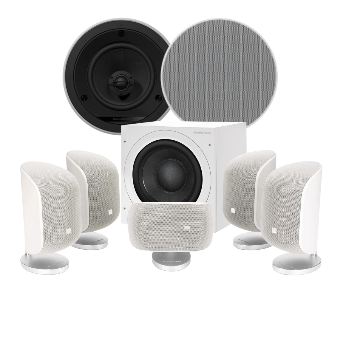 Bowers & Wilkins MT-55 5.1 Mini Home Theatre Speaker Bonus Package