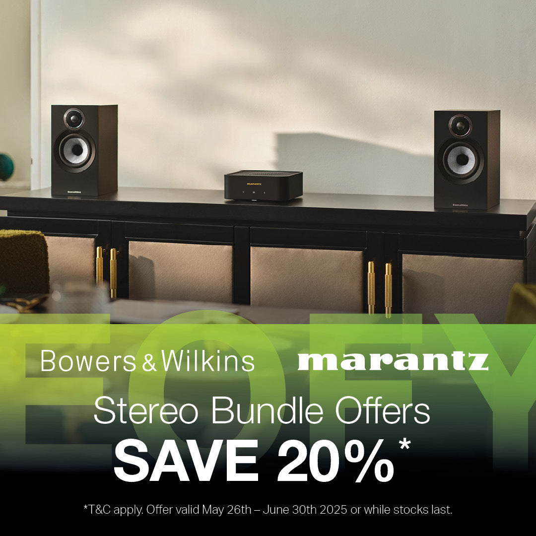 Bowers & Wilkins AM-1 Outdoor Speakers + Marantz M1
