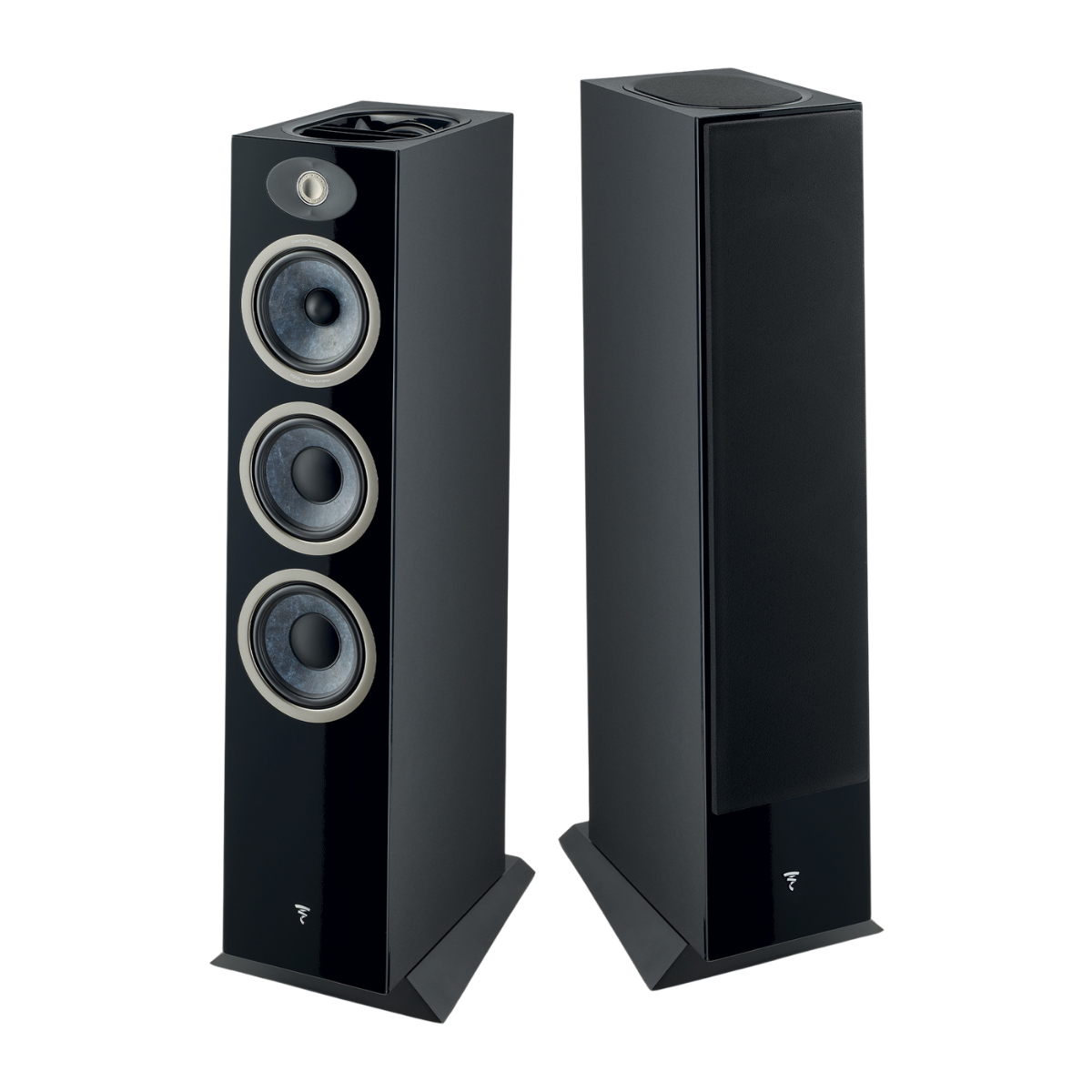Focal Theva Nº 3-D Bookshelf Speaker Black Lacquer #colour_Black Lacquer