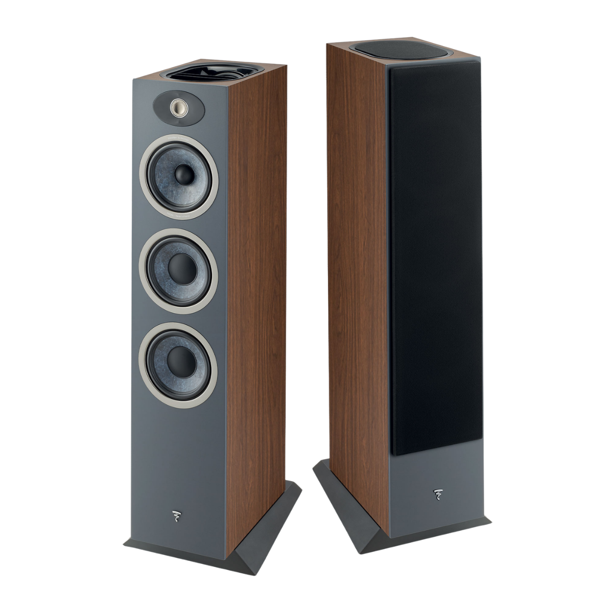 Focal Theva Nº 3-D Bookshelf Speaker Dark Wood #colour_Dark Wood