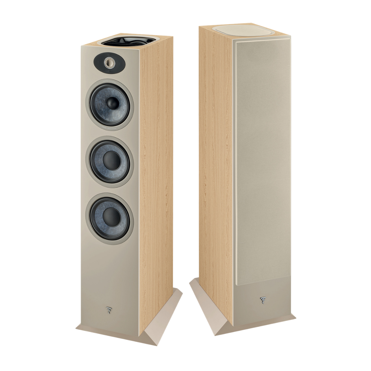 Focal Theva Nº 3-D Bookshelf Speaker Light Wood #colour_Light Wood