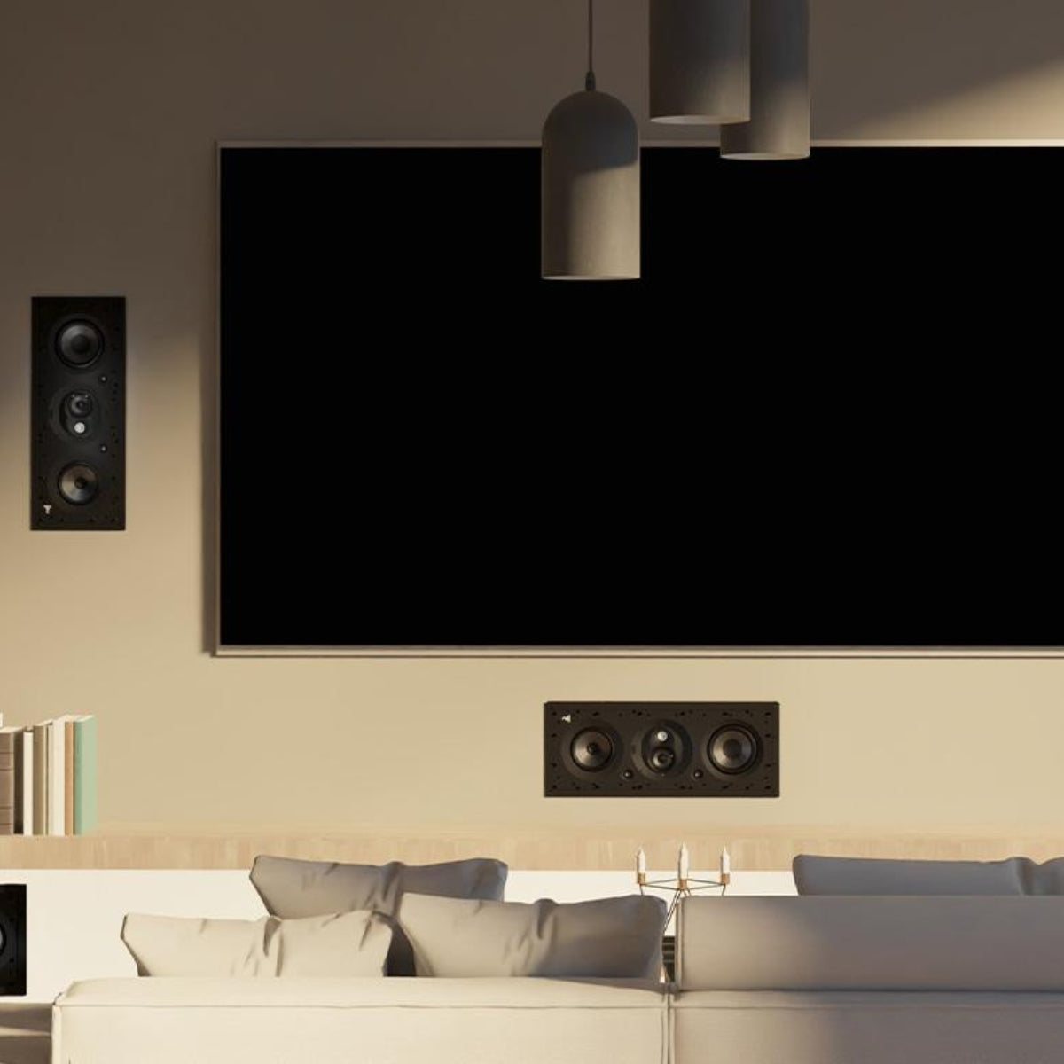 Focal Ci1000 IWLCR6 Excellent 3-Way In-Wall Speakers