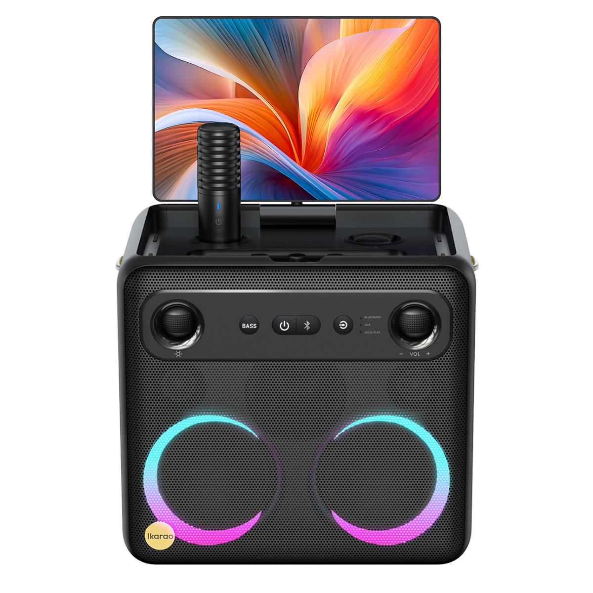 Ikarao Break X2 Portable 600W Karaoke Speakers with 10” Touch Screen Display | Ikarao | Break X2 | Ikarao Break X2 | Portable Karaoke Speakers 