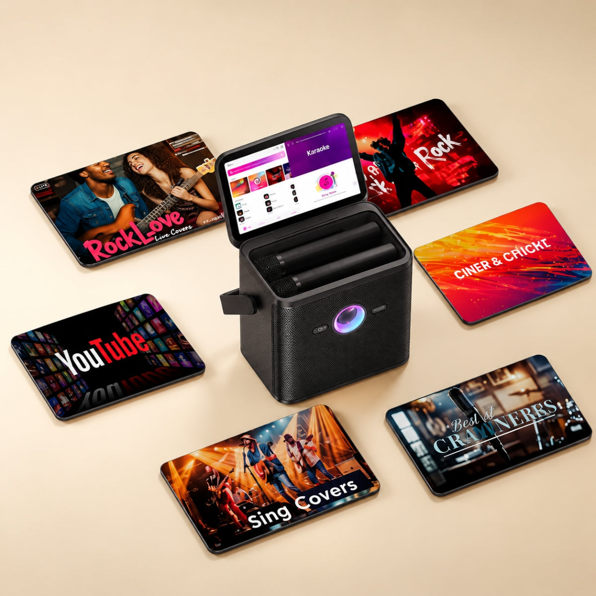 Ikarao Shell S3 HD Portable 80W Karaoke Speakers with 7” Lyrics Display and HDMI | Ikarao | Shell S3 | Shell S3 HD Portable | Shell S3 HD | Portable Karaoke Speakers | Karaoke Speakers