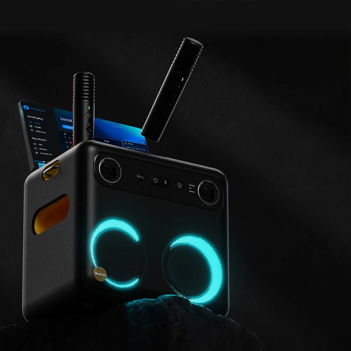 Ikarao Break X2 Portable 600W Karaoke Speakers with 10” Touch Screen Display | Ikarao | Break X2 | Ikarao Break X2 | Portable Karaoke Speakers 