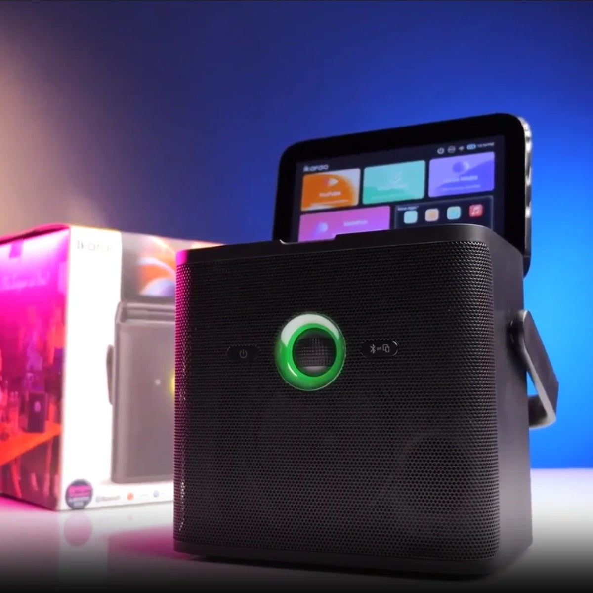 Ikarao Shell S3 HD Portable 80W Karaoke Speakers with 7” Lyrics Display and HDMI | Ikarao | Shell S3 | Shell S3 HD Portable | Shell S3 HD | Portable Karaoke Speakers | Karaoke Speakers