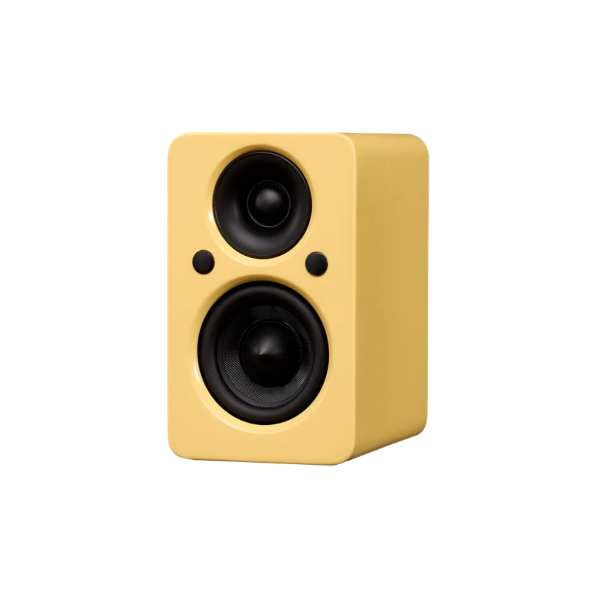 Jamo Mini MKII Active Bookshelf Speaker Yellow High Gloss #colour_Yellow High Gloss