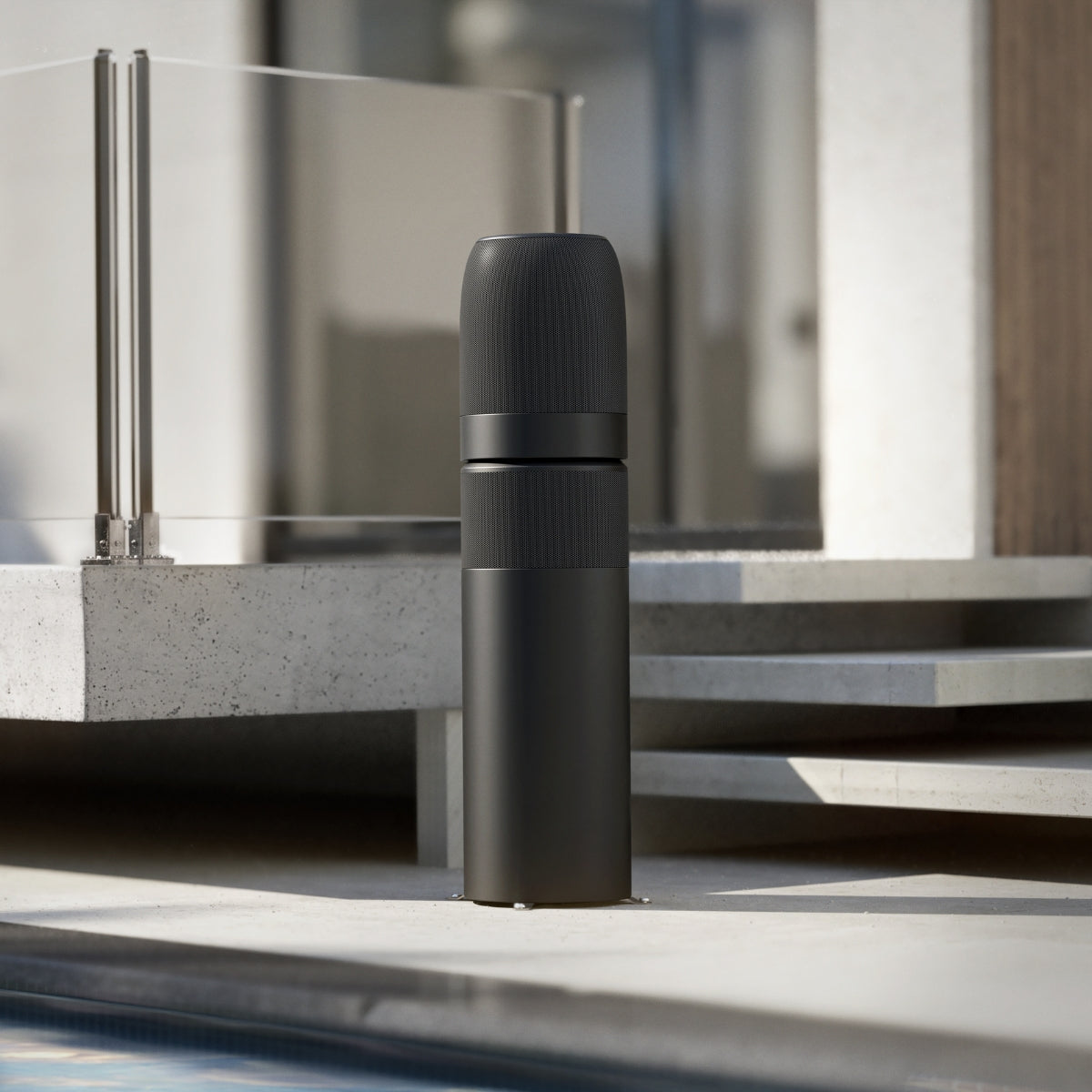 KEF BQ9 6.5” Uni-Q 3-Way Outdoor Bollard Speakers