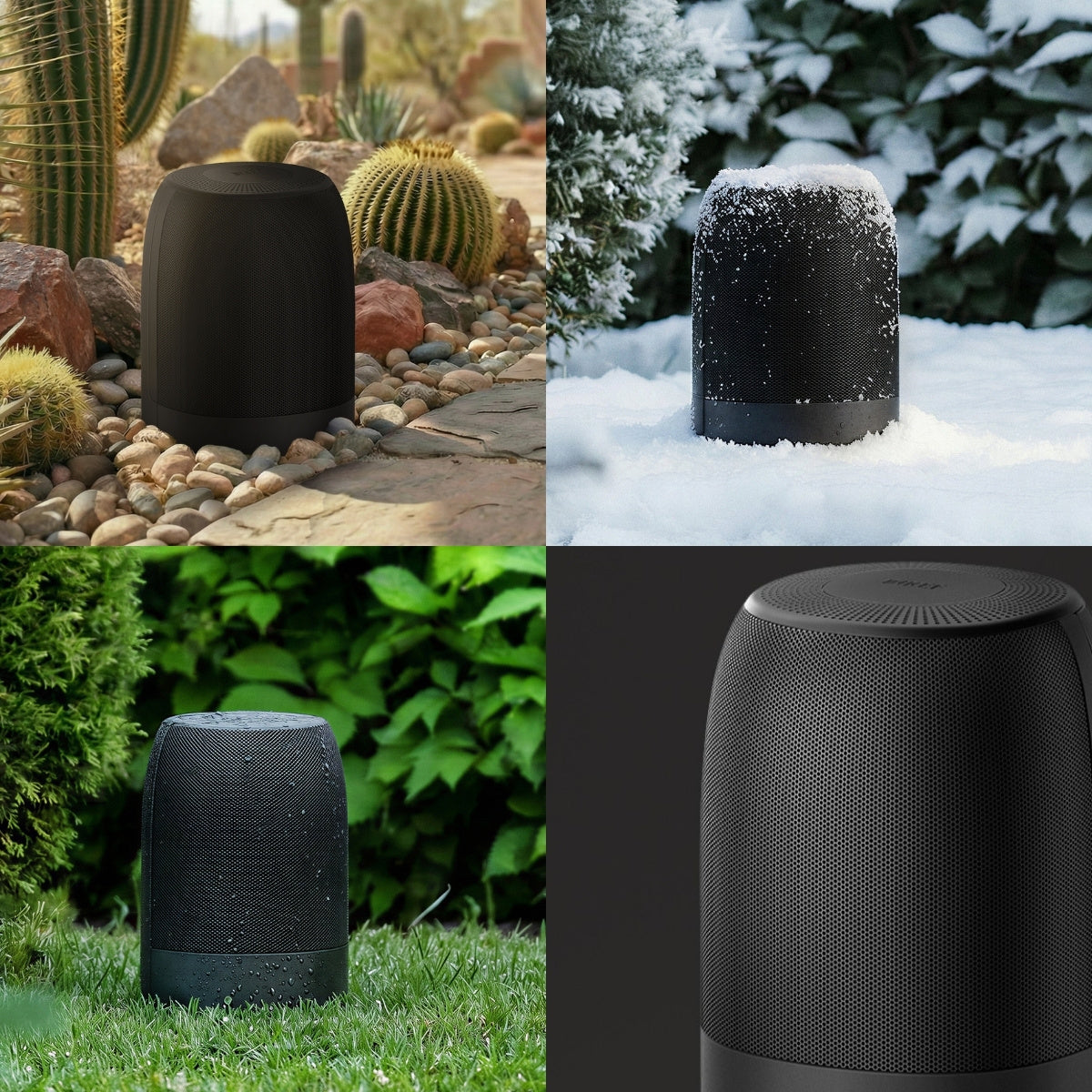 KEF BH6Q 6.5" Uni-Q Outdoor Bollard Speakers