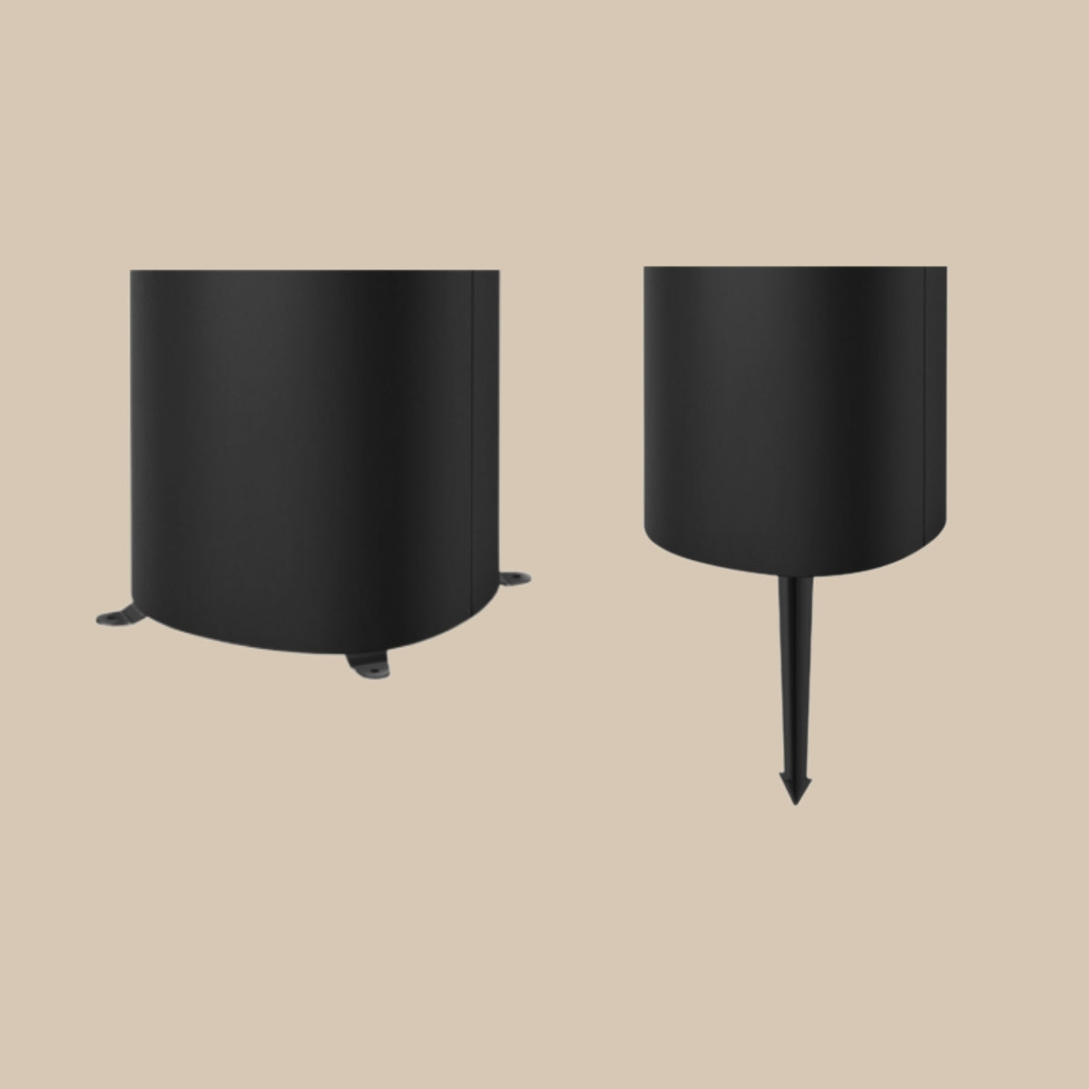 KEF BQ9 6.5” Uni-Q 3-Way Outdoor Bollard Speakers