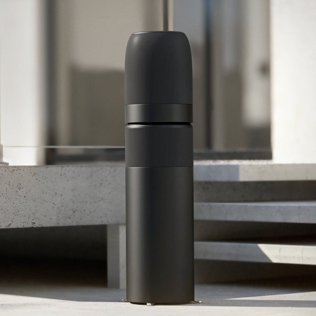 KEF BQ9 6.5” Uni-Q 3-Way Outdoor Bollard Speakers