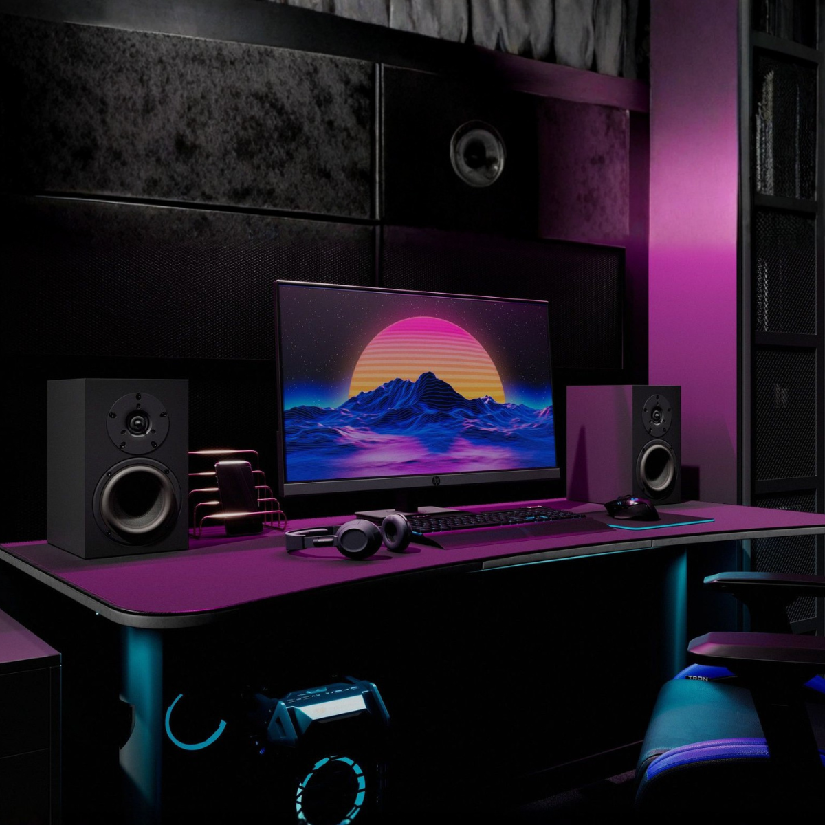 Krix Equinox Evara Bookshelf Speakers Studio Charcoal  Life Style