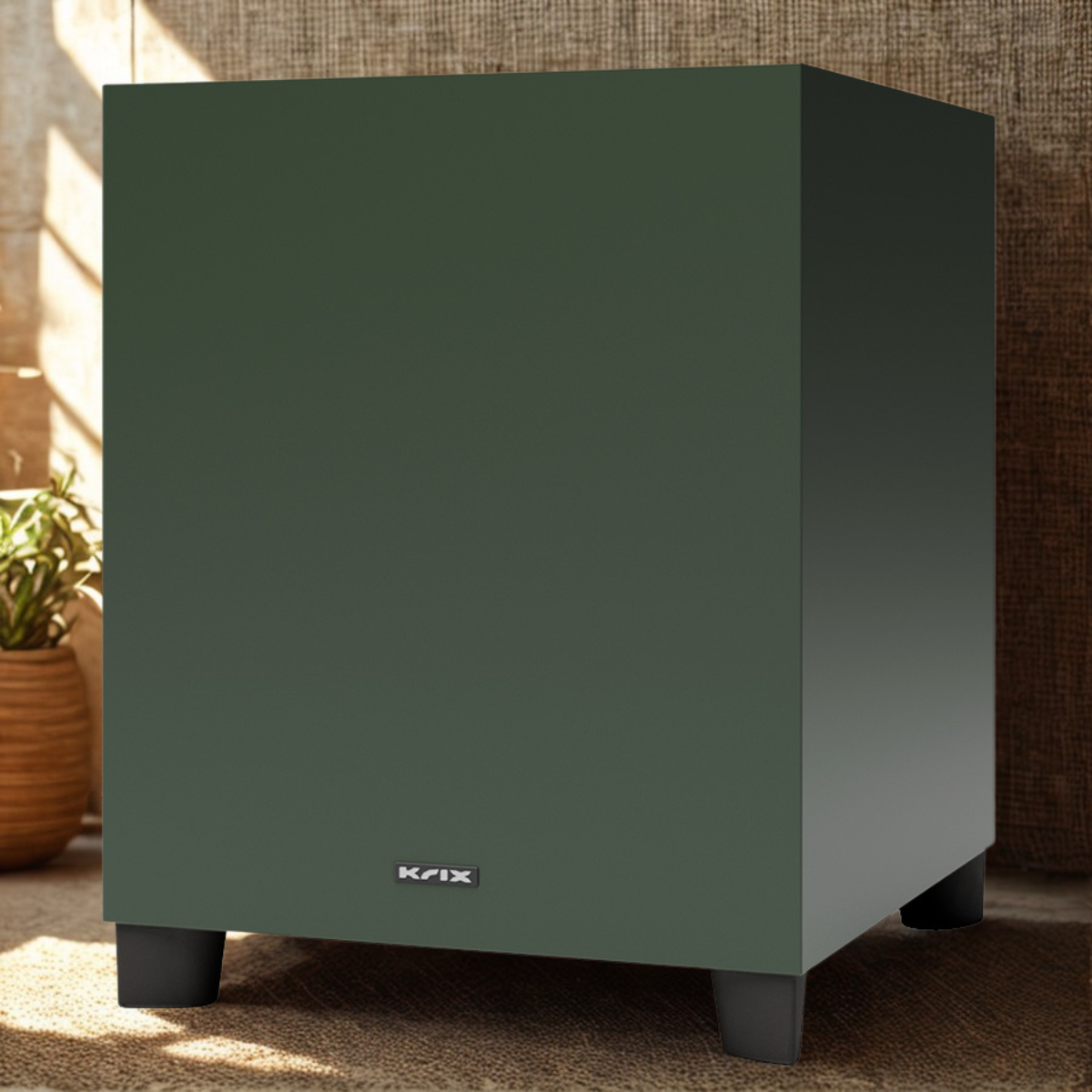 Krix Seismix 1 Evara Active Subwoofer Studio Green