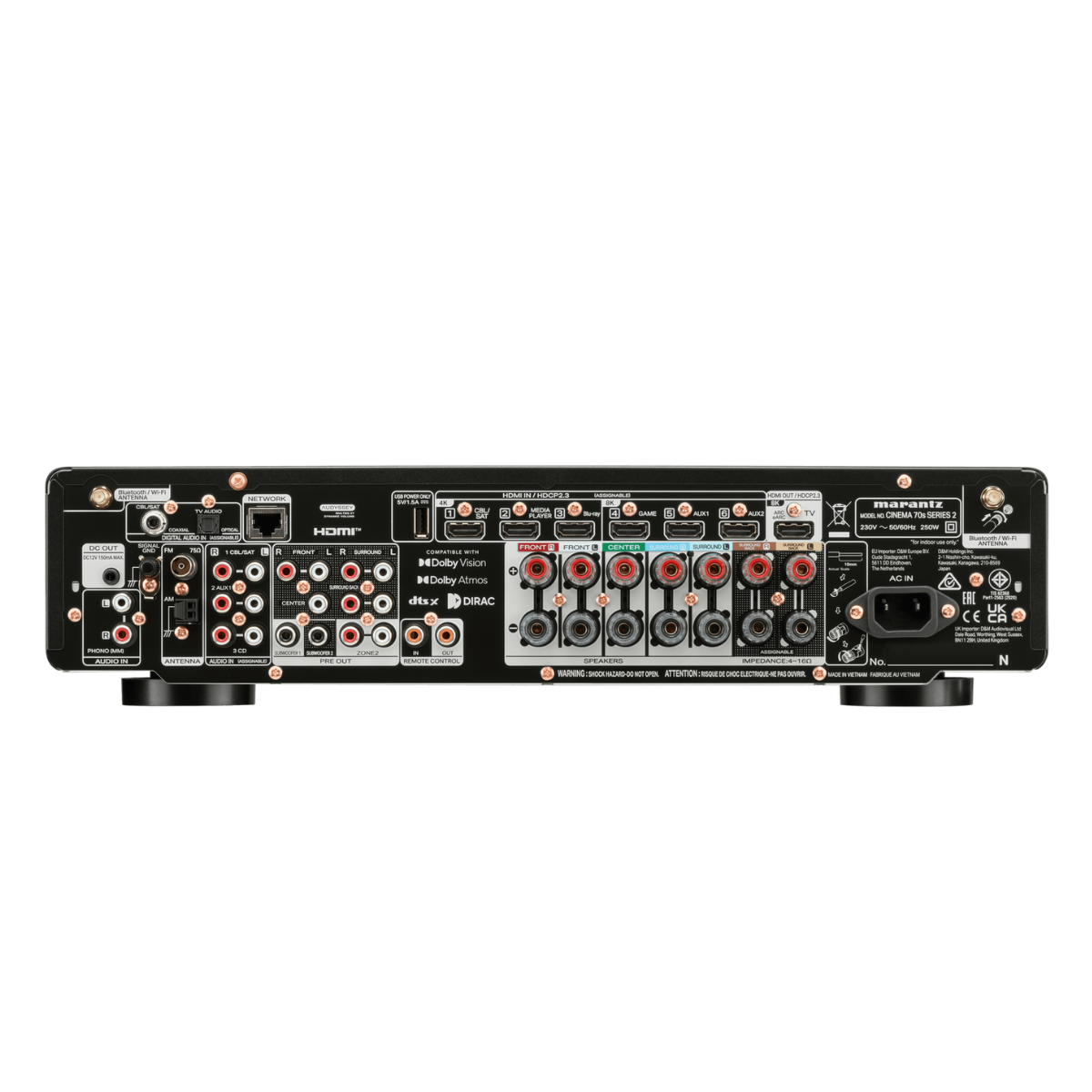 Marantz CINEMA 70s Series 2 7.2-Channel Slimline AV Receiver