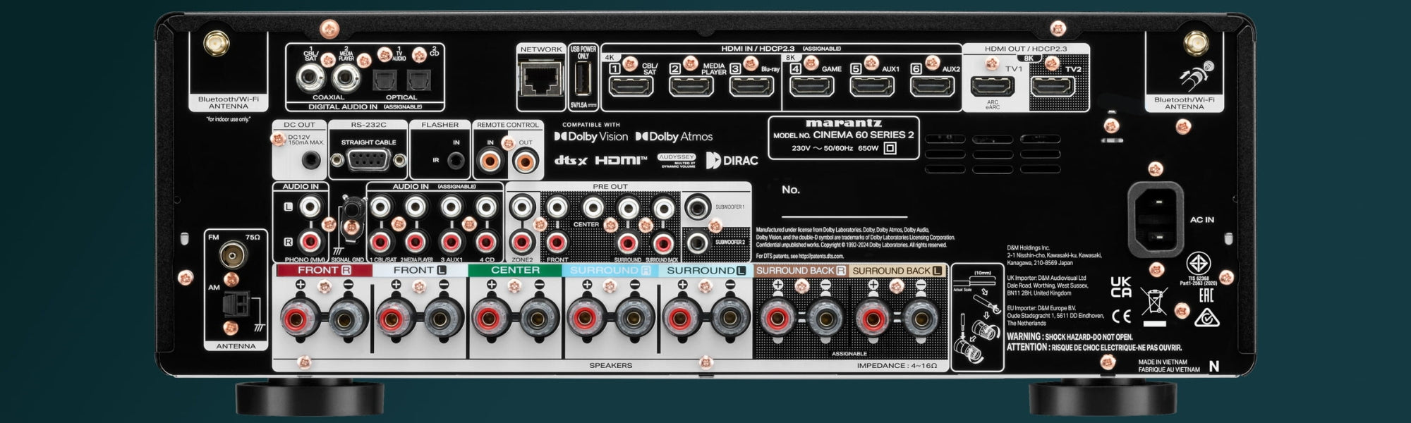 Marantz CINEMA 60 Series 2 7.2-Channel AV Receiver