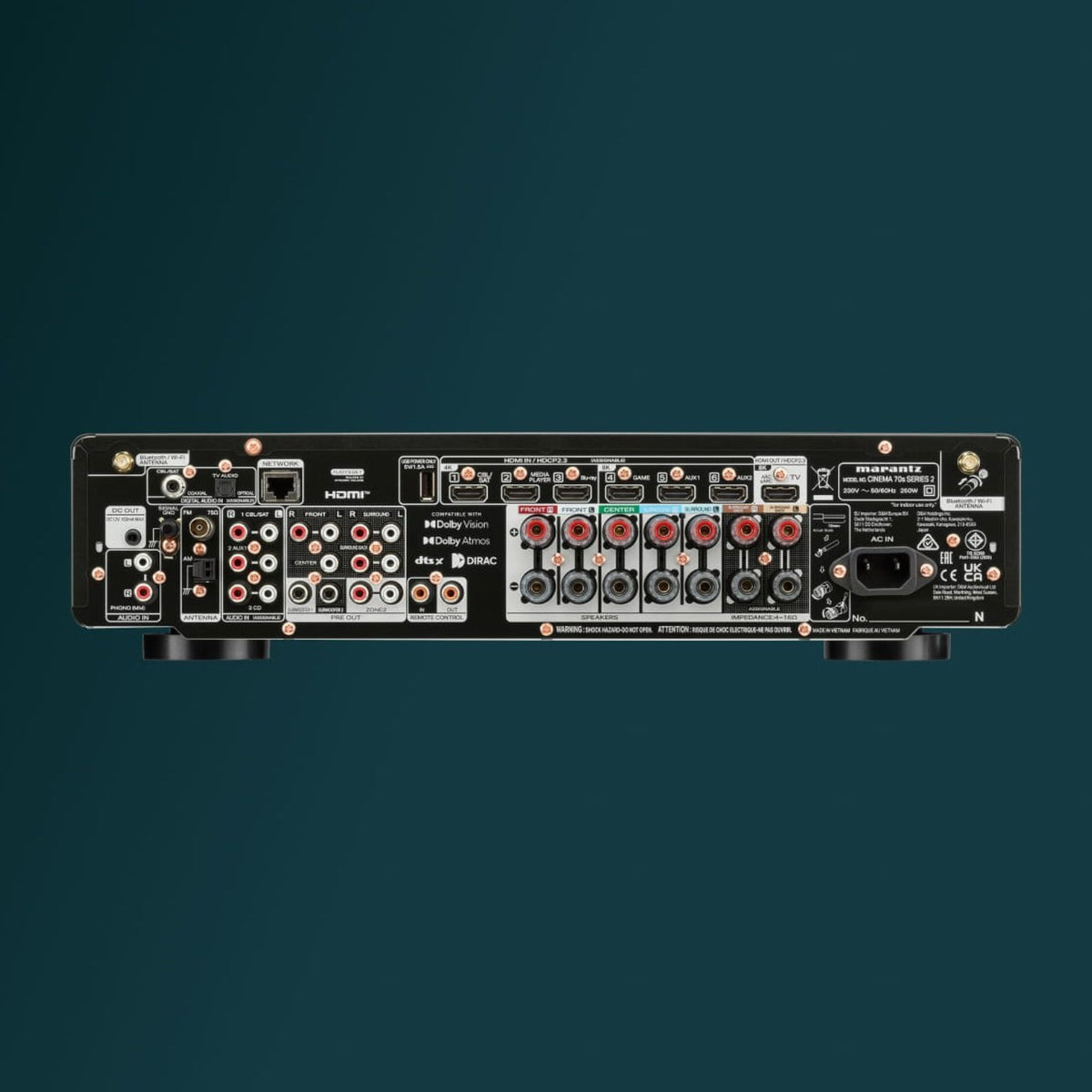 Marantz CINEMA 70s Series 2 7.2-Channel Slimline AV Receiver