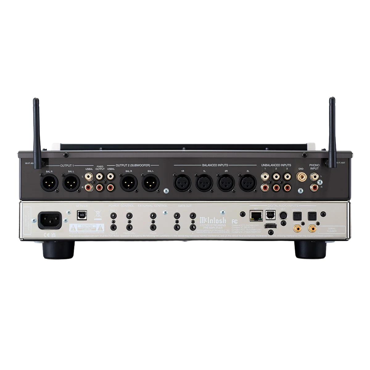 McIntosh CS7500 2-Channel Streaming Preamplifier