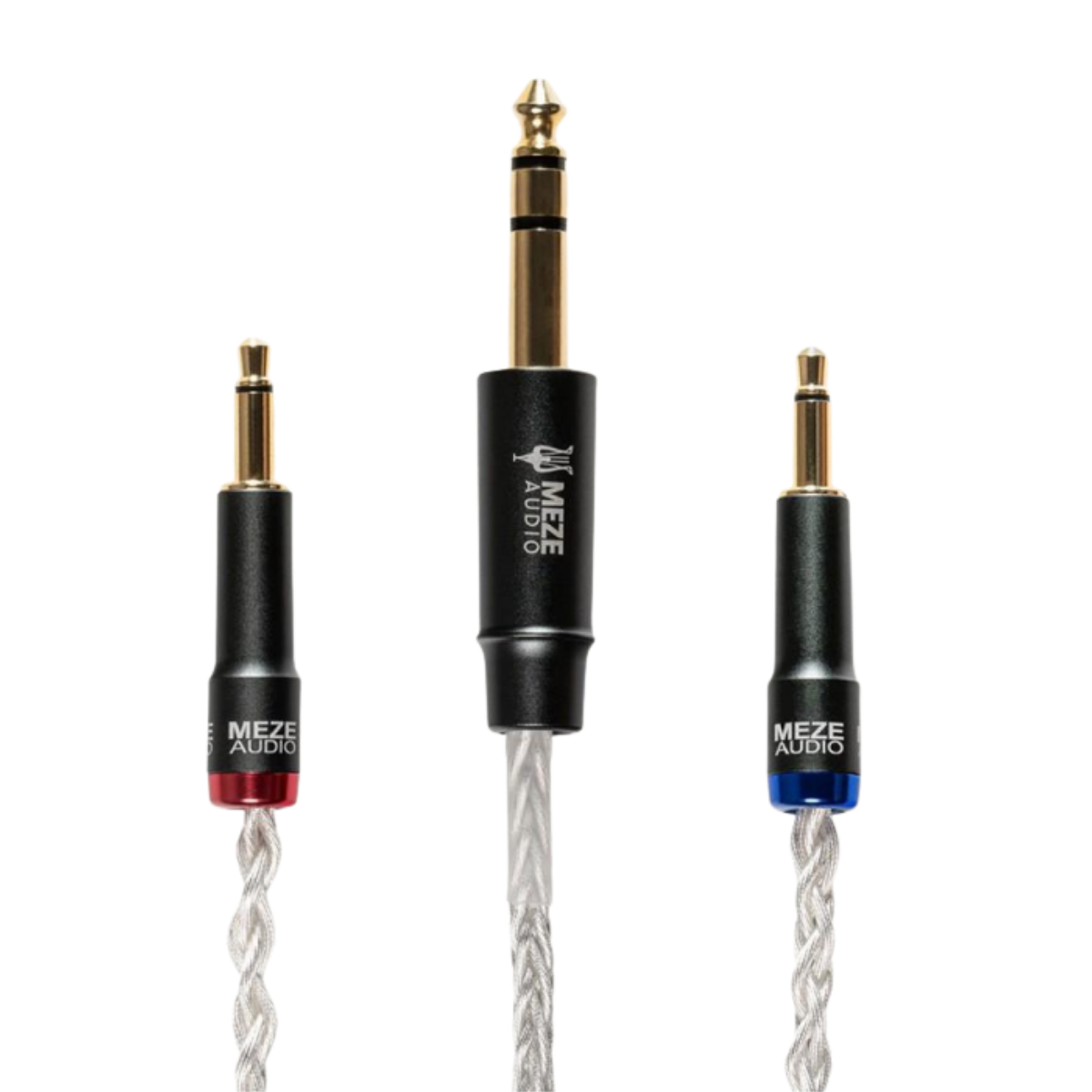 Meze Mono 3.5 mm to 6.3 mm Balanced Silver Plated PCUHD Premium Cable