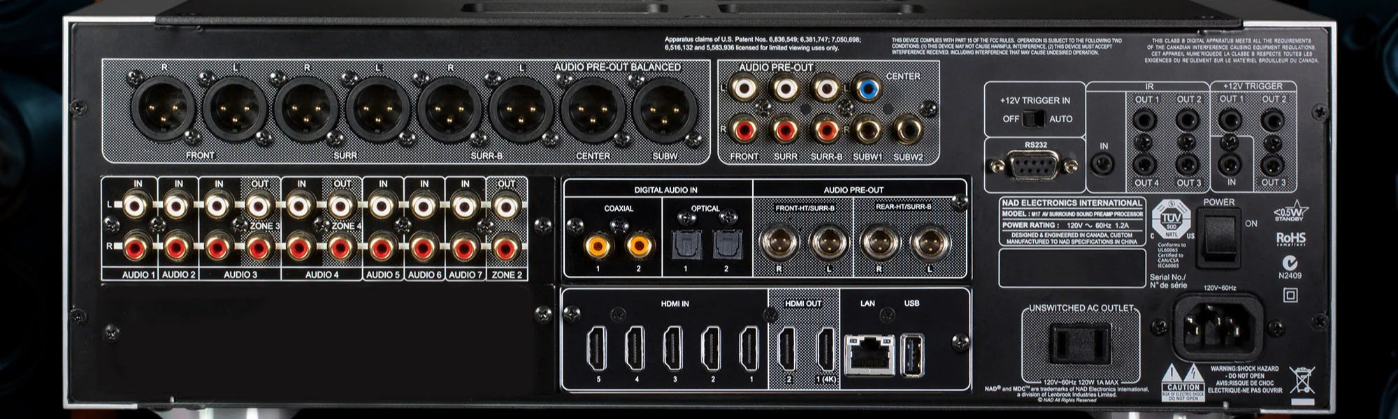 NAD M17 V2i Surround Sound Preamp Processor