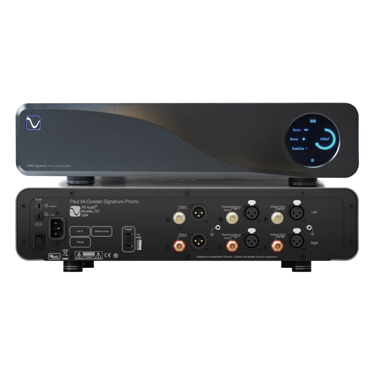 PS Audio PMG Signature Phono Preamplifier Black #colour_black